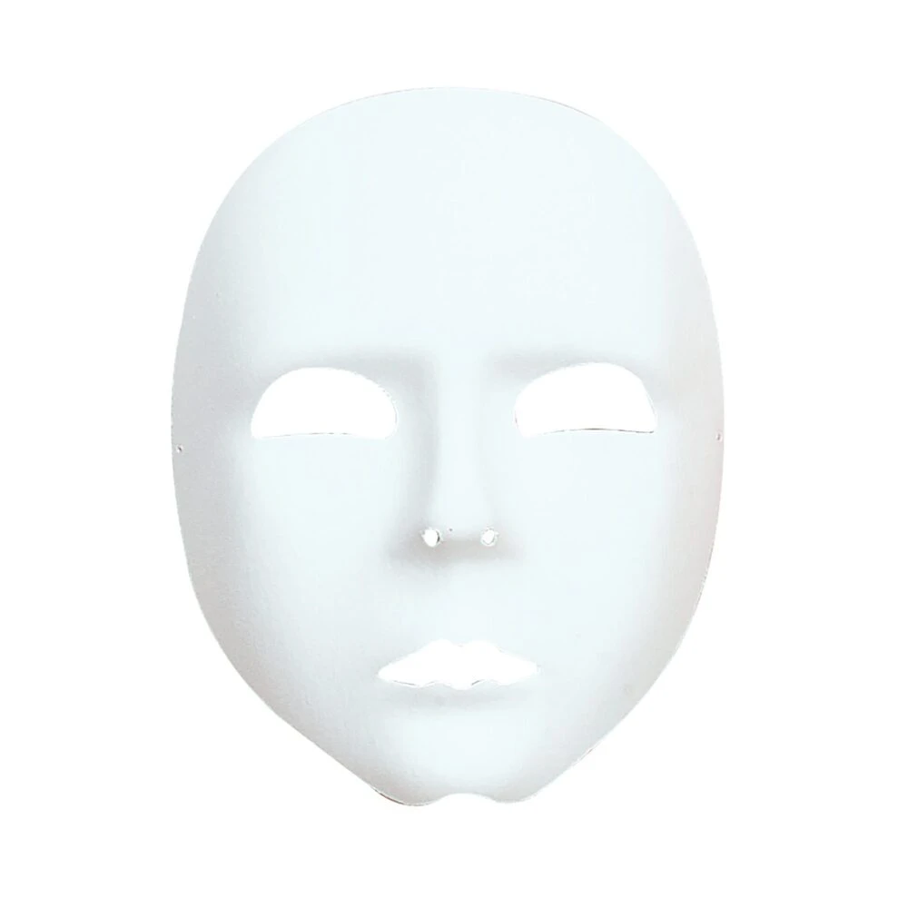 Plain White Face Mask 1 Plain White Face Mask