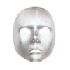 Plain Silver Face Mask