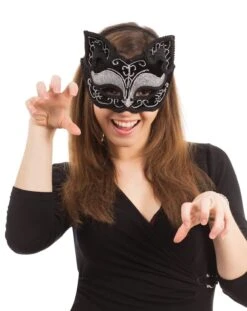 Black Cat Decorative Mask