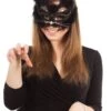 Transparent Black Cat Mask