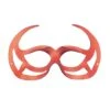 Red Domino Demon Mask