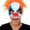 Clown Half Face With Hair