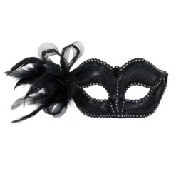 Black Mask With Side Decoration