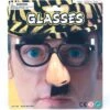 Glasses With Vinyl Nose, Eyebrows & Tash