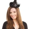 Witch Hat On Headband With Diamanté Spider