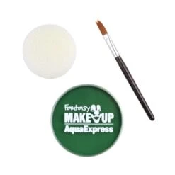 Green Aqua Sponge & Brush