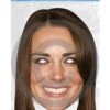 Duchess Of Cambridge Card Face Mask