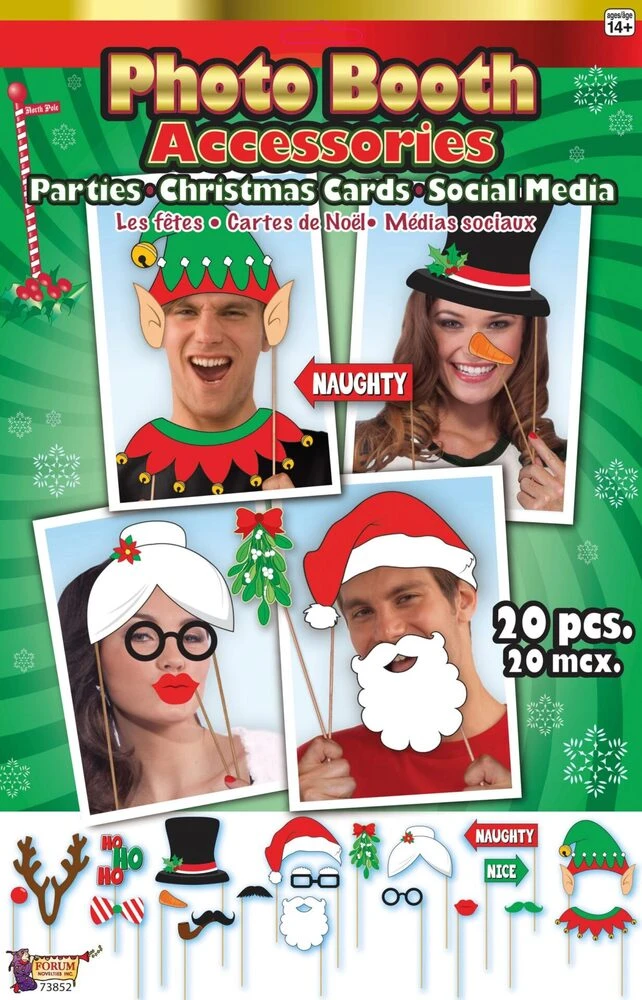 Christmas Photo Booth Kit (20 Piece Set) 1 Christmas Photo Booth Kit (20 Piece Set)