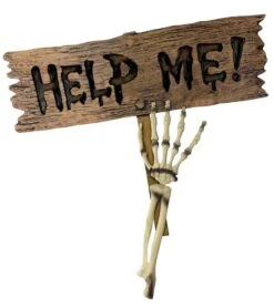 Lawn Skeleton Arm + Stake