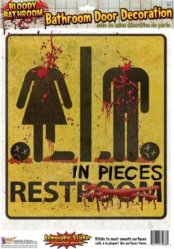 Bloody Unrestroom Door Sign