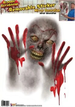 Bloody Bathroom Mirror Stickers