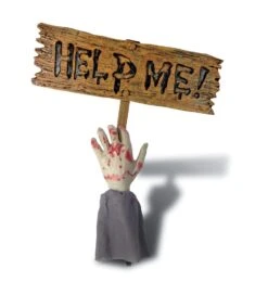 Zombie Armstake With Sign