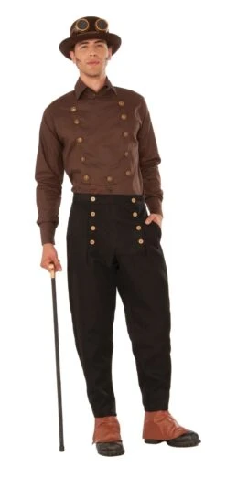 Steampunk Brown Shirt