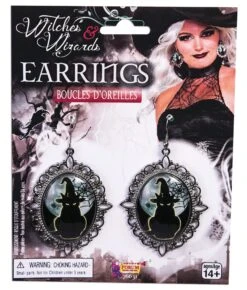 Witches Cameo Earrings