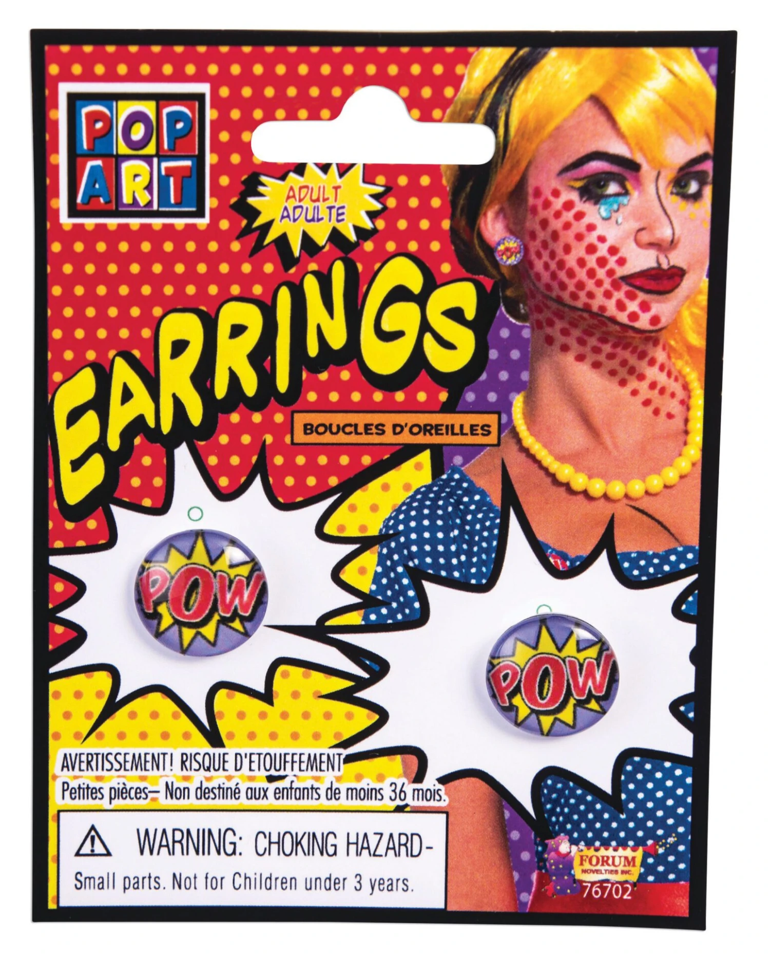 Pop Art Pow Earrings 1 Pop Art Pow Earrings