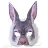 Bunny Face Realistic Fur Mask