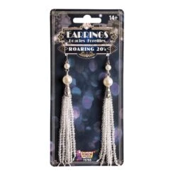 Roaring 20s Pearl Tassel Earrings