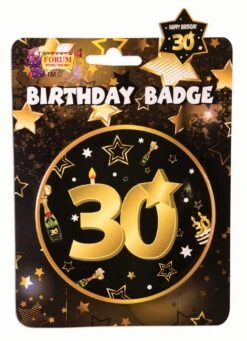 30th Birthday Badge