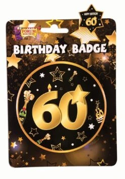 60th Birthday Badge